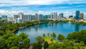 Skyline Aerial of Orlando Florida